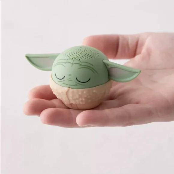 Bitty Boomers Grogu Eyes Closed Star Wars Mandalorian Mini Bluetooth Speaker - Picture 2 of 4